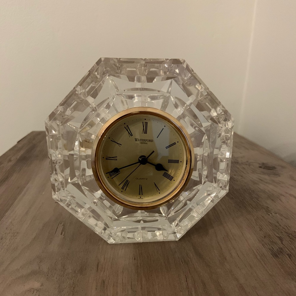 Waterford crystal clock